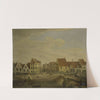 Dutch Troops passing through the Fortress of Dendermonde (c. 1820) by Petrus Groenia