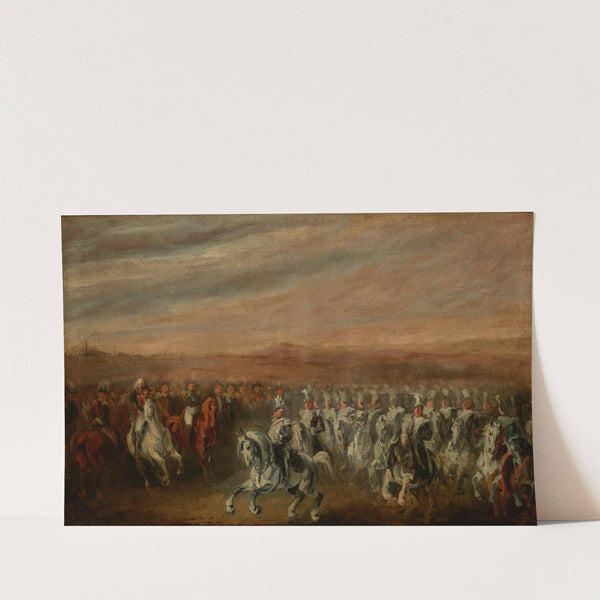 Dwernicki at the Head of the 2nd Uhlan Regiment by Piotr Michałowski