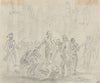 Dying Man in Church with Soldiers