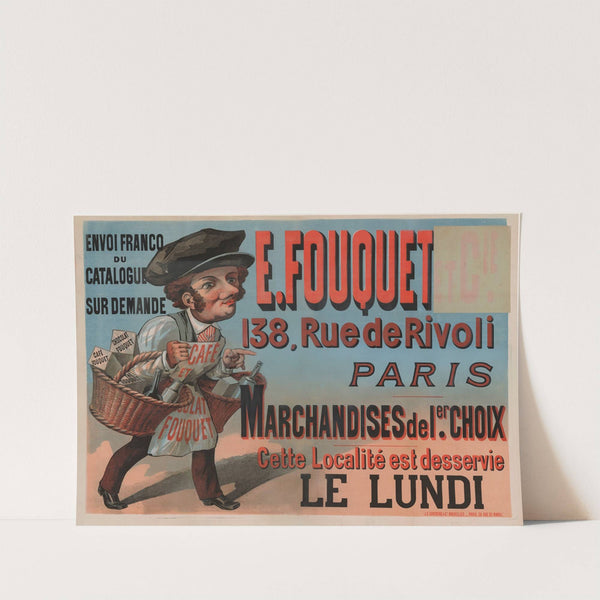 E. Fouquet. 138 rue de Rivoli, Paris (1900) by J.E. Goossens &amp; Cie
