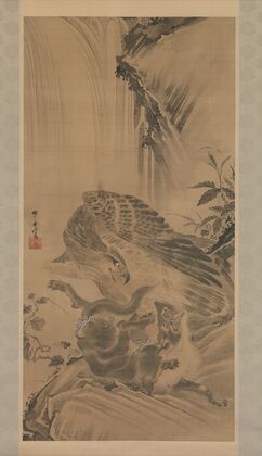 Eagle Attacking a Mountain Lion (1885)