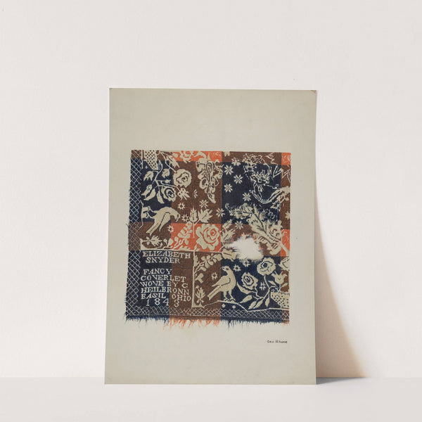 Eagle Coverlet by George E. Rhone