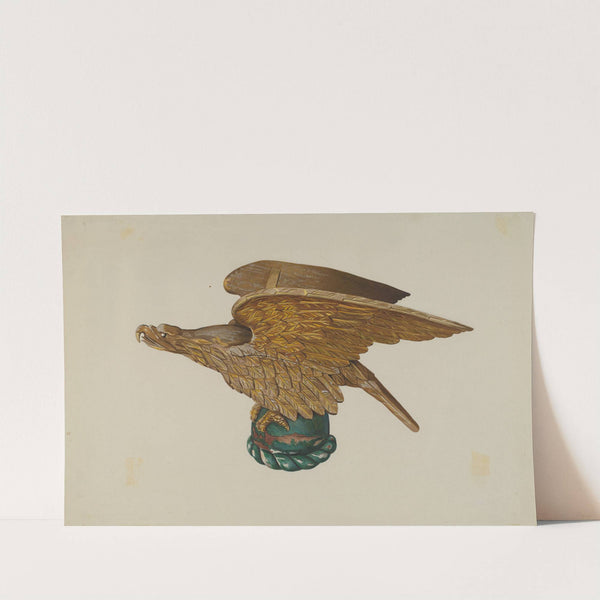 Eagle from Tugboat Wheelhouse by John W. Kelleher