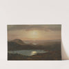 Eagle Lake Viewed from Cadillac Mountain, Mount Desert Island, Maine (1850–60) by Frederic Edwin Church