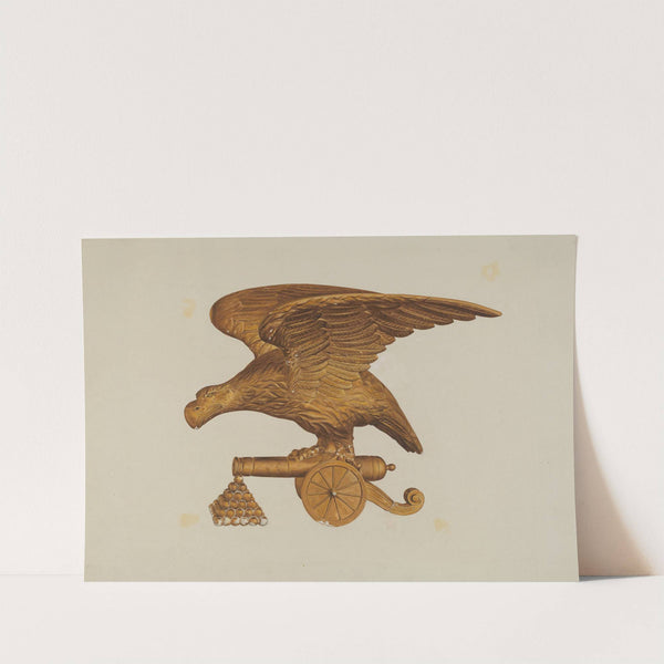 Eagle with Cannon by Hazel Hyde