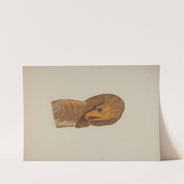 Eagle Woodcarving by Willard Hazen