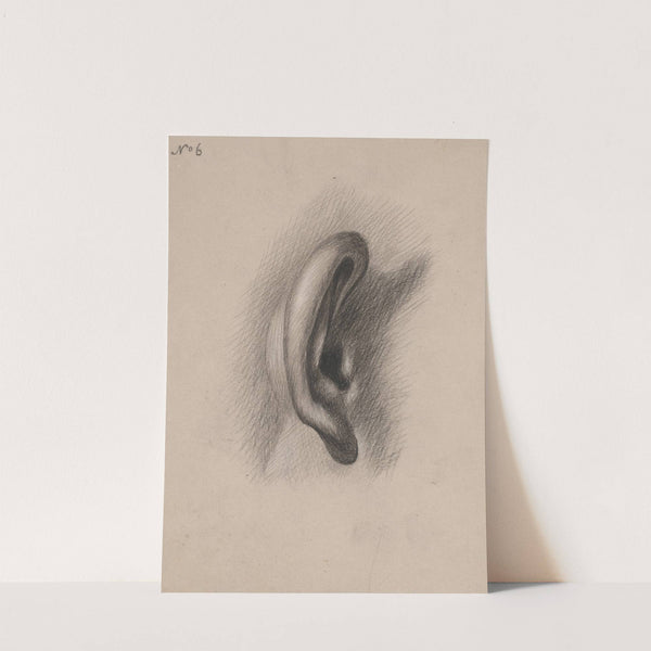 Ear study, no. 6 (1840) by Richard Sanger Smith
