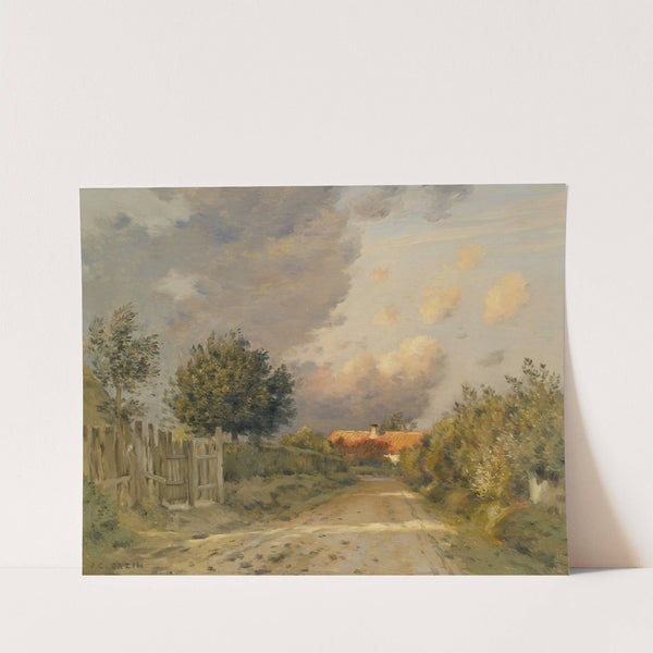 Early Evening In The French Countryside by Jean Charles Cazin