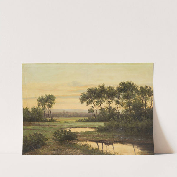 Early Evening Landscape by Ludvík Barták