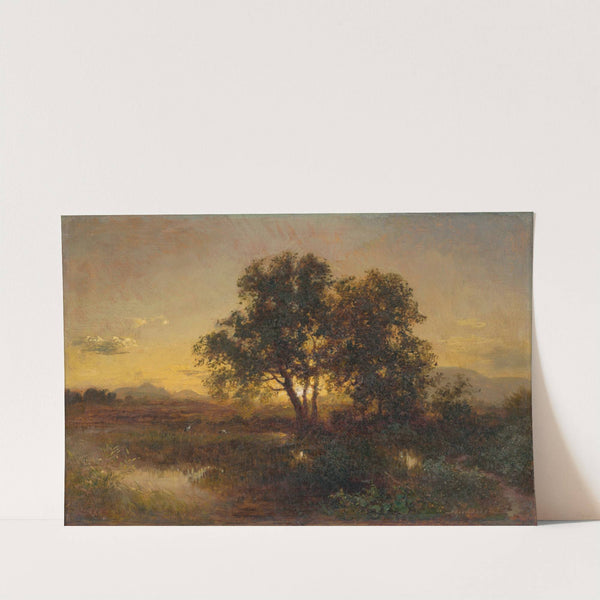 Early Evening Landscape by Alexander Brodszky