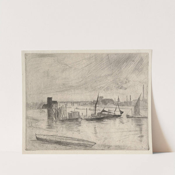 Early Morning Battersea (1861) by James Abbott McNeill Whistler