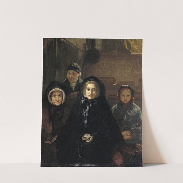 Early to Church by August Allebé