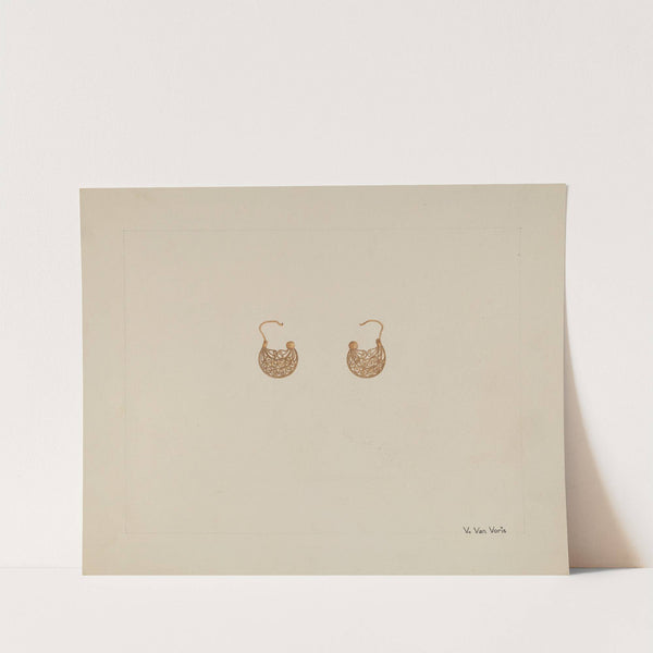 Earrings by Vera Van Voris