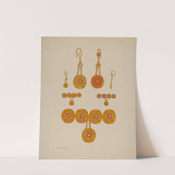 Earrings and Brooch by Tulita Westfall