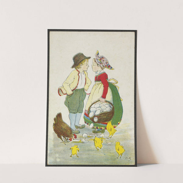 Easter card by Henrik Backer