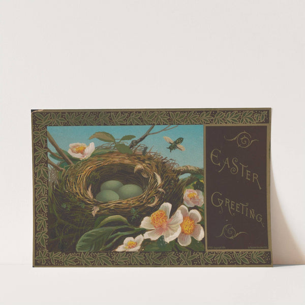 Easter greeting (1884) by Obpacher Brothers