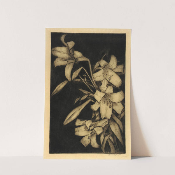 Easter, or Madonna, Lilies by Bertha Jaques