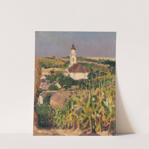 Eastern Slovakia Village by Jozef Teodor Mousson