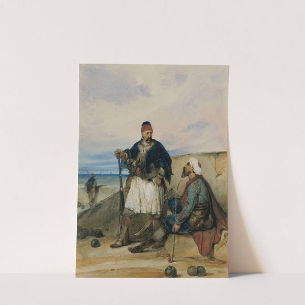 Eastern Soldiers (c. 1830) by Alexandre-Gabriel Decamps