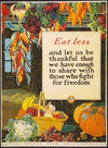 Eat less, and let us be thankful that we have enough to share with those who fight for freedom