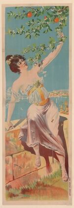 Eau de fleurs d’oranger marque Alpse Isnard (1898)