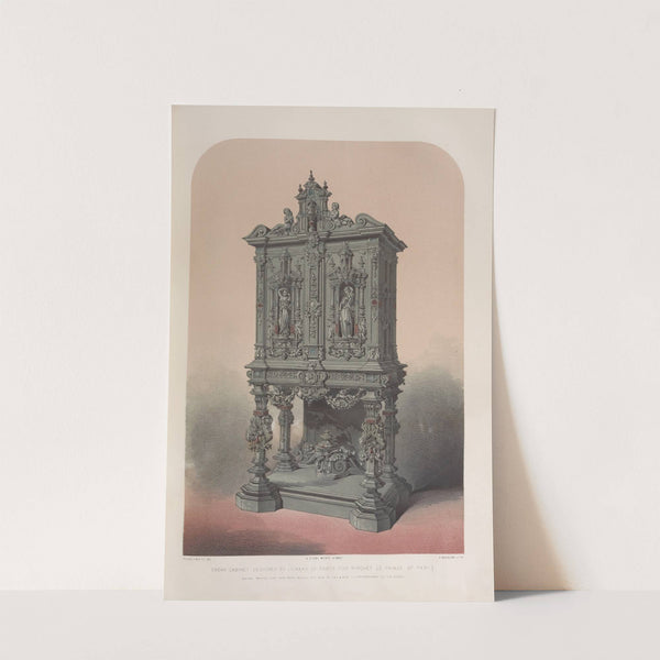 Ebony cabinet designed by Lienard of Paris for Rinquet le Prince of Paris by Matthew Digby Wyatt