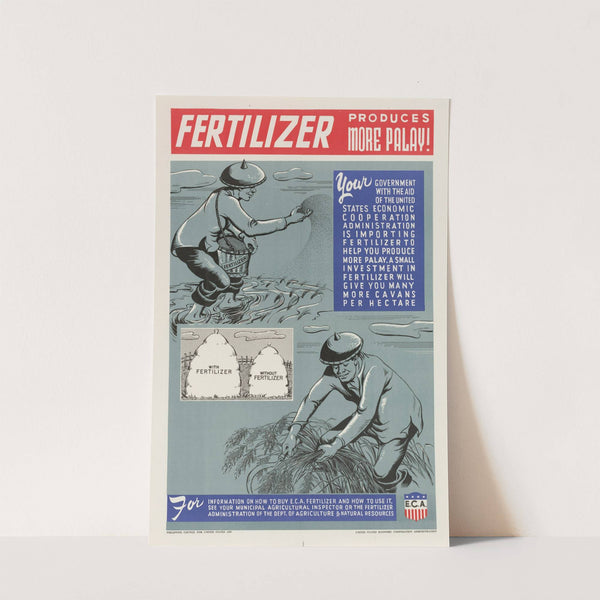 ECA - Fertilizer Poster by U.S. Information Agency