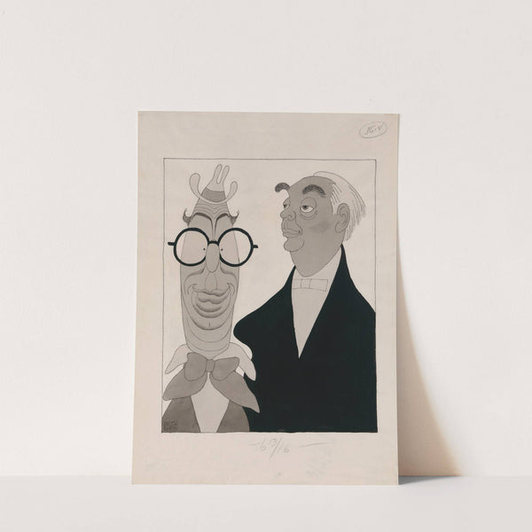 Ed Wynn and Richard B. Harrison by Ralph Barton