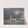 Eddystone Lighthouse (1846) by Anton Melbye