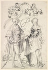 Edelmann und Fräulein im Gespräch (Die Herausforderung eines Freiers) (1510-14)