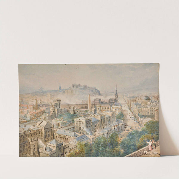 Edinburgh From Calton Hill by Myles Birket Foster