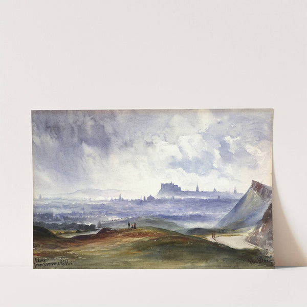Edinburgh from Samson&#8217;s Ribbs by John Blair
