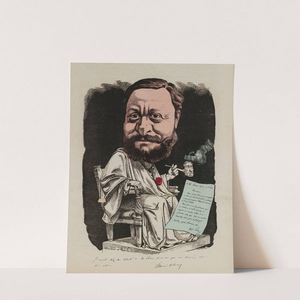 Edmond About (1867) by André Gill