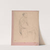 Édouard Manet Seated, Right Profile (ca. 1865) by Edgar Degas
