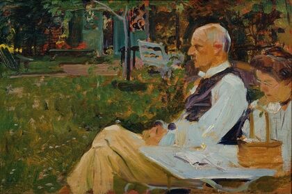 Eduard Triesch und seine Frau Hilde Triesch