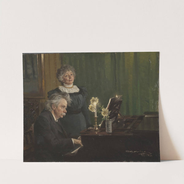 Edvard Grieg and Nina Grieg by Peder Severin Krøyer