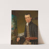 Edward Hicks Painting the Peaceable Kingdom by Thomas Hicks