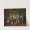 Edward Shuter, John Beard, and John Dunstall in Isaac Bickerton&#039;s &#039;Love in a Village&#039; by Johan Joseph Zoffany