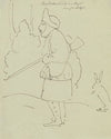 Edward Steinle auf der Jagd