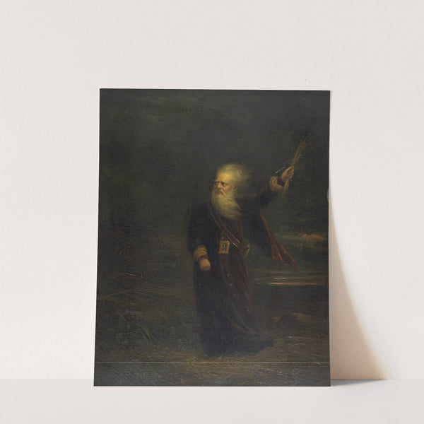 Edwin Forrest as King Lear (1872) by Gabriel Harrison