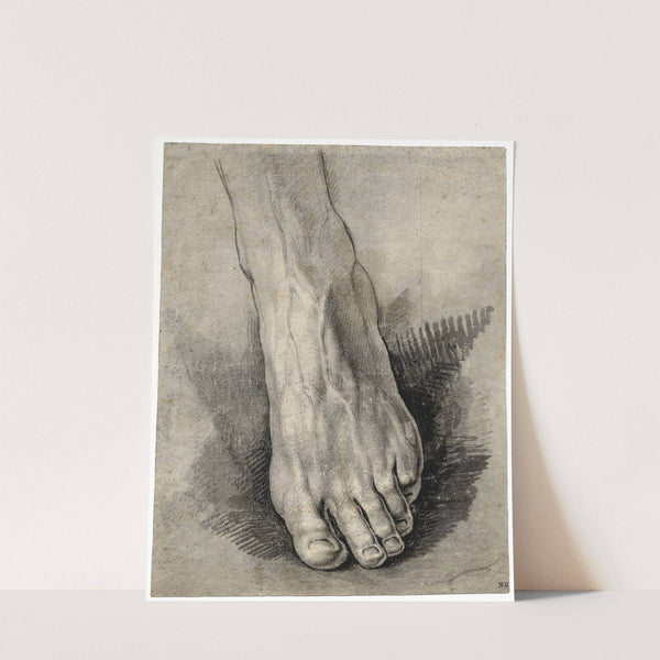 Een voet, met opgeheven hiel by David Humbert de Superville