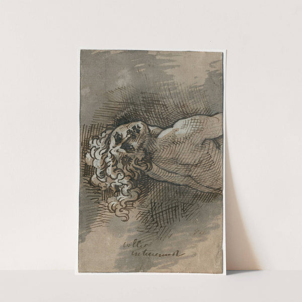Een vrouw in doodsangst: borstbeeld by David Humbert de Superville
