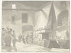 Eetzaal van de herberg in Barletta (1778)