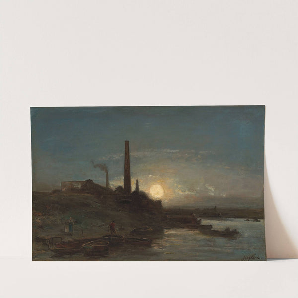 Effet de lune by Johan Barthold Jongkind