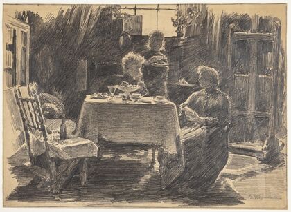 Eftermiddagste i kunstnerens atelier