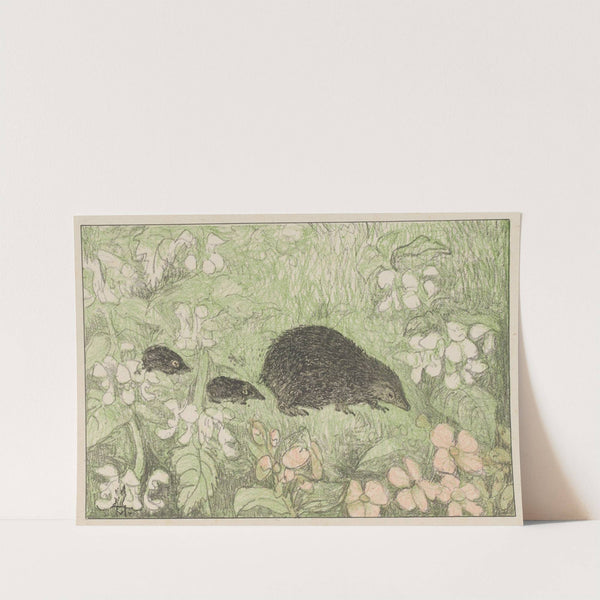 Egel met jongen by Theo van Hoytema