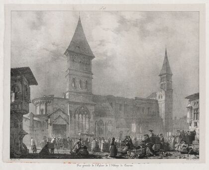 Église de l’abbaye de Tournus (1825)