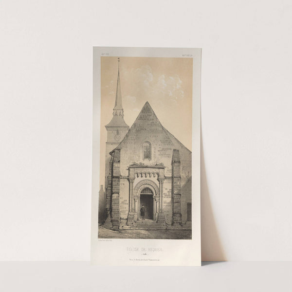 Église De Requeil (Sarthe) (1860) by Victor Petit