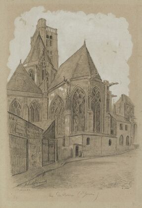 Eglise Saint-Gervais, rue des Barres, 4ème arrondissement (1895-1905)