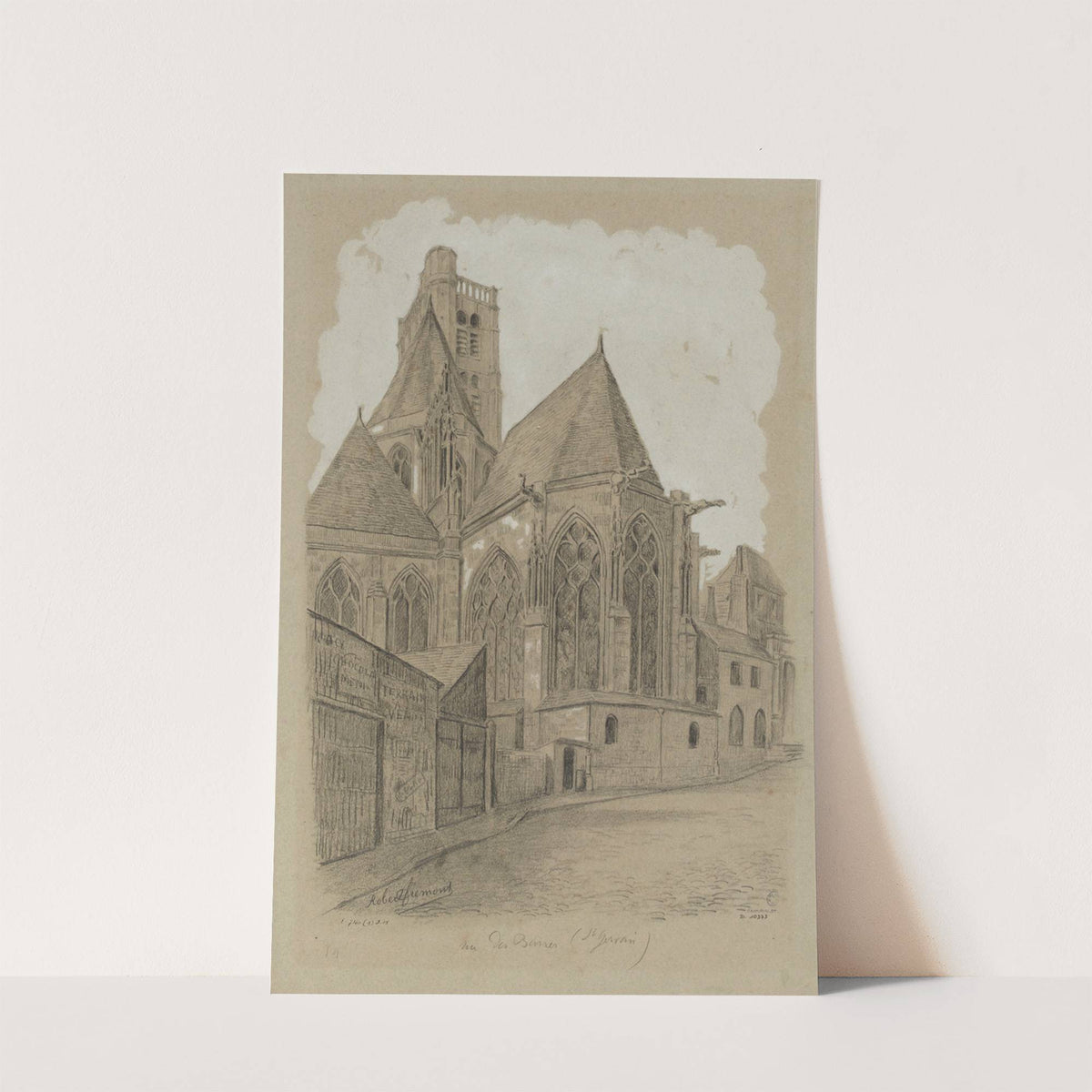 Eglise Saint-Gervais, rue des Barres, 4ème arrondissement (1895-1905) by Robert Frémont